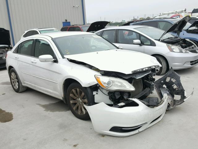 1C3CCBBB4DN714600 - 2013 CHRYSLER 200 TOURIN WHITE photo 1