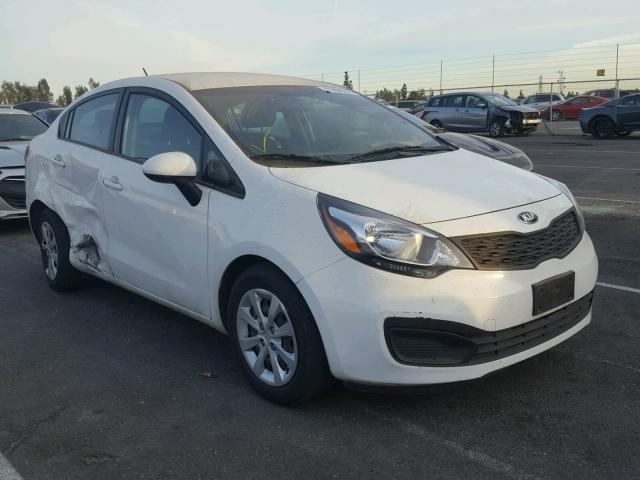KNADM4A33E6397209 - 2014 KIA RIO LX Սպիտակ լուսանկար 1