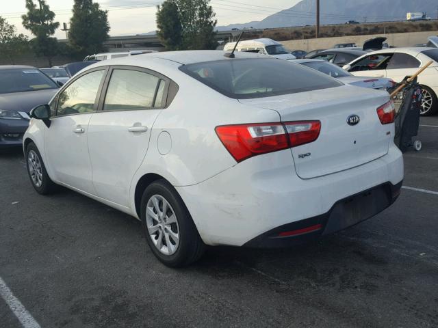 KNADM4A33E6397209 - 2014 KIA RIO LX Սպիտակ լուսանկար 3
