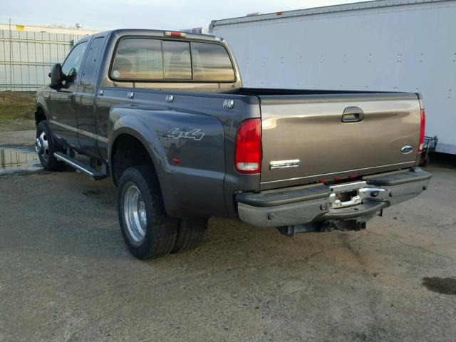 1FTWX33P75EC58770 - 2005 FORD F350 SUPER GRAY photo 3