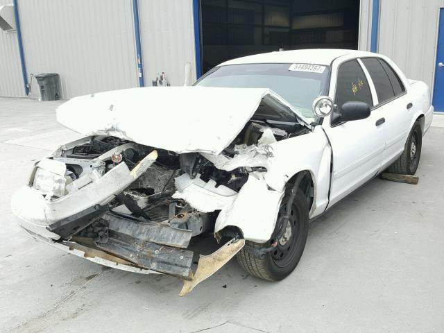 2FAHP71V59X129406 - 2009 FORD CROWN VICT WHITE photo 2