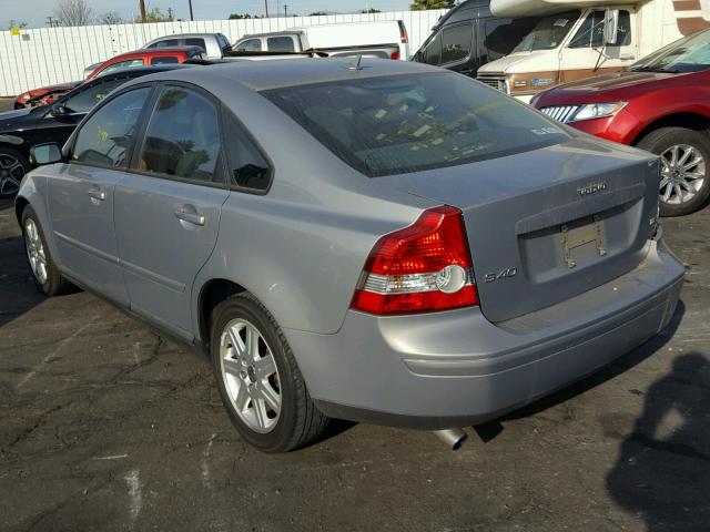 YV1MS682052046082 - 2005 VOLVO S40 T5 GRAY photo 3