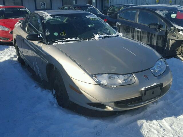 1G8ZP12821Z117372 - 2001 SATURN SC1 BEIGE photo 1