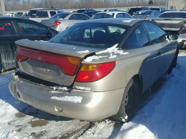 1G8ZP12821Z117372 - 2001 SATURN SC1 BEIGE photo 4