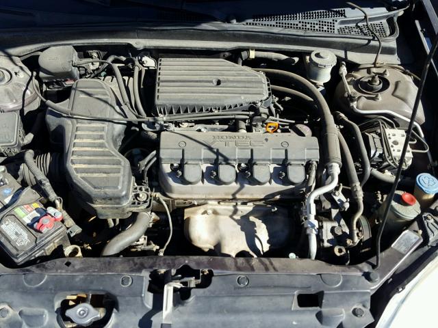 1HGES26771L031683 - 2001 HONDA CIVIC EX მუქწითელი ფოტო 7