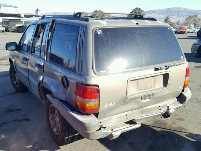 1J4GZ58Y0TC278860 - 1996 JEEP GRAND CHER GRAY photo 3