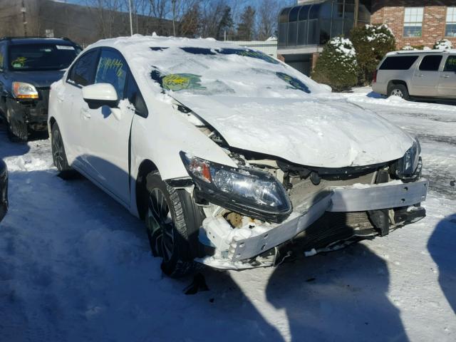 2HGFB2F82EH522730 - 2014 HONDA CIVIC EX WHITE photo 1