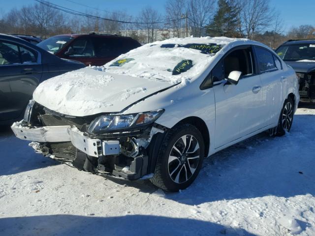 2HGFB2F82EH522730 - 2014 HONDA CIVIC EX თეთრი ფოტო 2