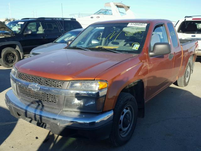 1GCCS198168320069 - 2006 CHEVROLET COLORADO ORANGE photo 2