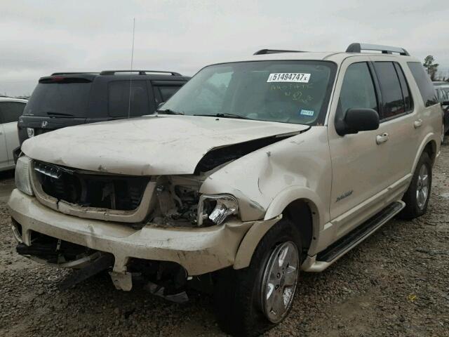 1FMZU65K05ZA08333 - 2005 FORD EXPLORER L CREAM photo 2