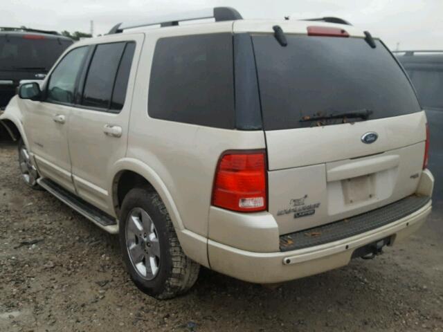 1FMZU65K05ZA08333 - 2005 FORD EXPLORER L CREAM photo 3