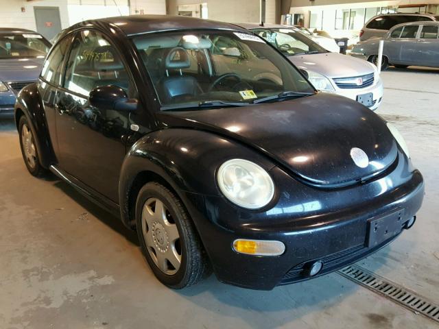 3VWCP21C81M480393 - 2001 VOLKSWAGEN NEW BEETLE BLACK photo 1