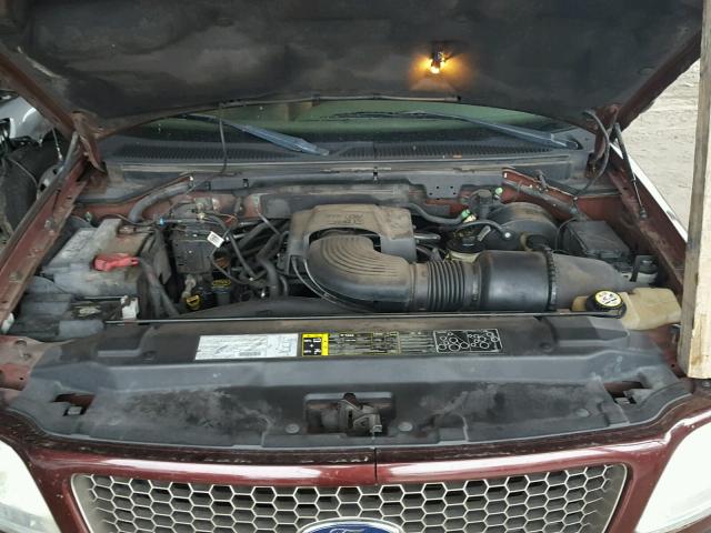 1FTRW07L33KC13166 - 2003 FORD F150 SUPER BURGUNDY photo 7