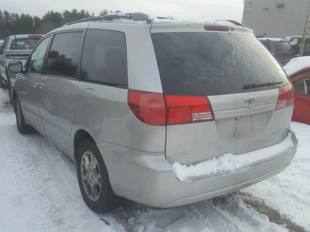 5TDBA23C45S052596 - 2005 TOYOTA SIENNA LE SILVER photo 3