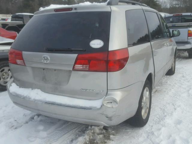 5TDBA23C45S052596 - 2005 TOYOTA SIENNA LE SILVER photo 4