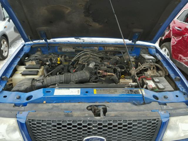 1FTZR15E31PA81270 - 2001 FORD RANGER SUP BLUE photo 7