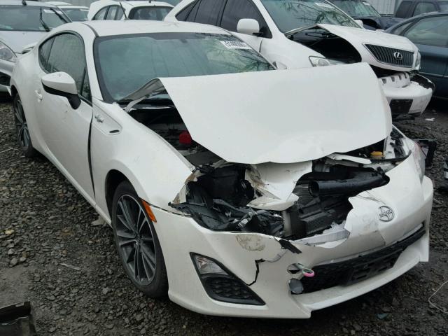 JF1ZNAA19D1719629 - 2013 TOYOTA SCION FR-S WHITE photo 1