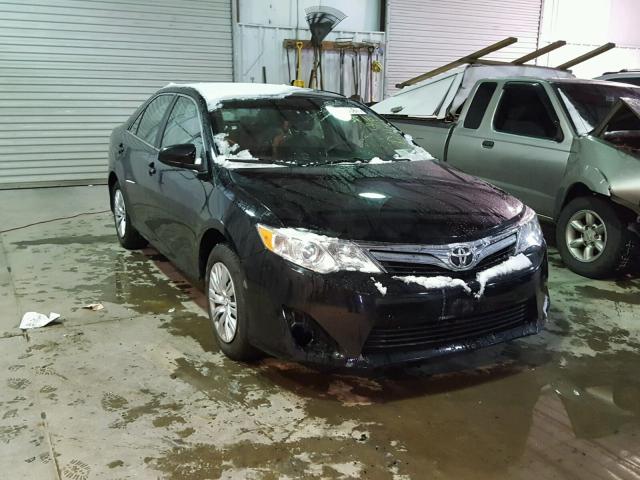 4T4BF1FK3DR285315 - 2013 TOYOTA CAMRY L BLACK photo 1