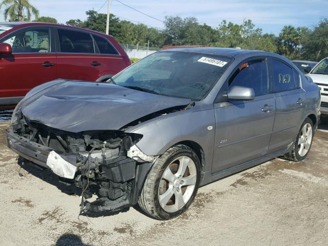 JM1BK323161402284 - 2006 MAZDA 3 S SILVER photo 2