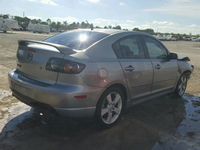 JM1BK323161402284 - 2006 MAZDA 3 S SILVER photo 4