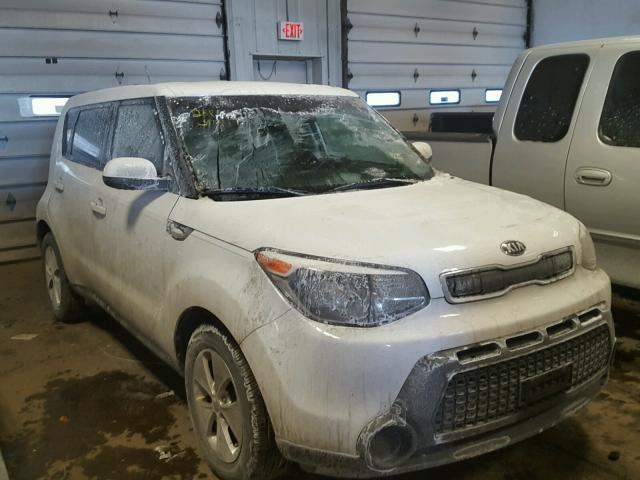 KNDJN2A28E7093463 - 2014 KIA SOUL WHITE photo 1