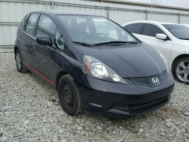 JHMGE8H33BC010616 - 2011 HONDA FIT BLACK photo 1