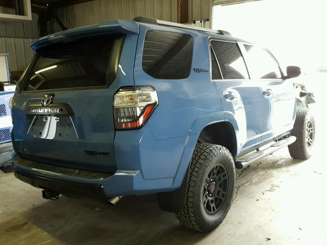 JTEBU5JR3J5489890 - 2018 TOYOTA 4RUNNER SR BLUE photo 4