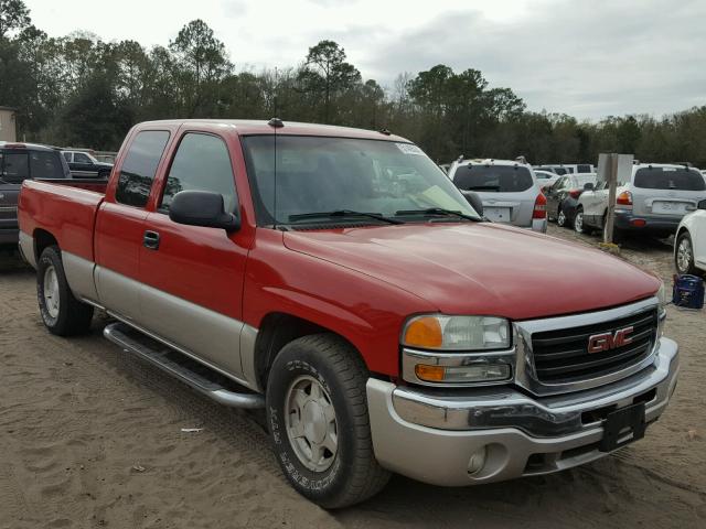 2GTEC19T741140105 - 2004 GMC NEW SIERRA RED photo 1