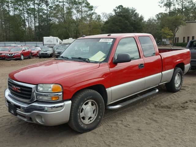 2GTEC19T741140105 - 2004 GMC NEW SIERRA RED photo 2