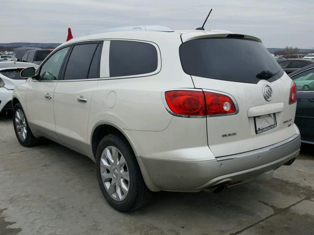 5GALRCED0AJ125237 - 2010 BUICK ENCLAVE CX WHITE photo 3