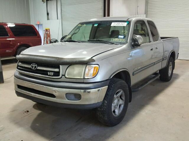 5TBRT34101S138633 - 2001 TOYOTA TUNDRA ACC SILVER photo 2