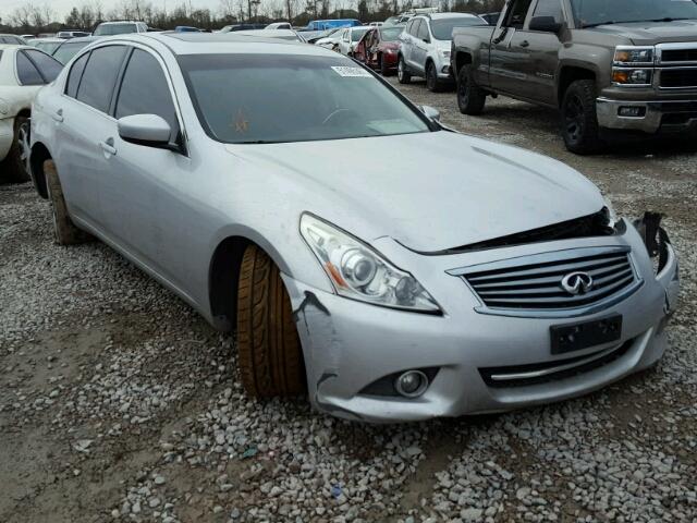 JN1CV6AR5BM400780 - 2011 INFINITI G37 SILVER photo 1