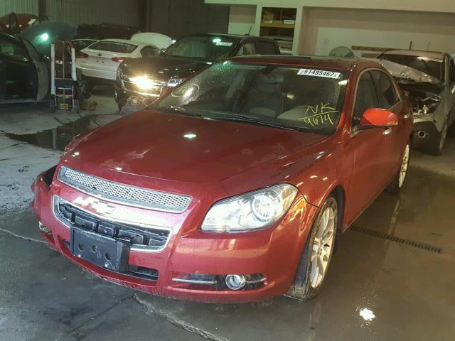 1G1ZK57B69F239674 - 2009 CHEVROLET MALIBU LTZ RED photo 2