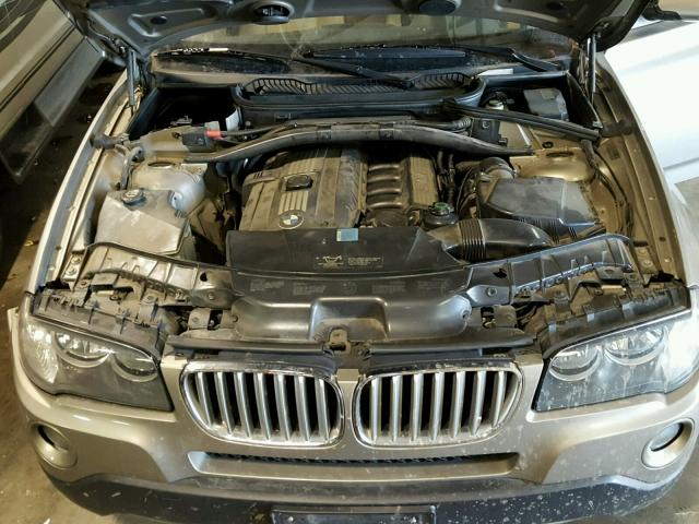 WBXPC93467WF07510 - 2007 BMW X3 3.0SI TAN photo 7