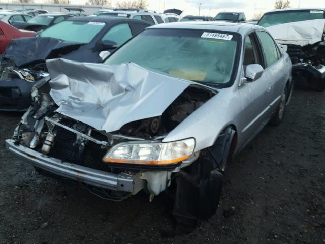 JHMCG66872C017242 - 2002 HONDA ACCORD EX SILVER photo 2