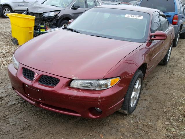1G2WK52J73F147557 - 2003 PONTIAC GRAND PRIX Қызыл фото 2