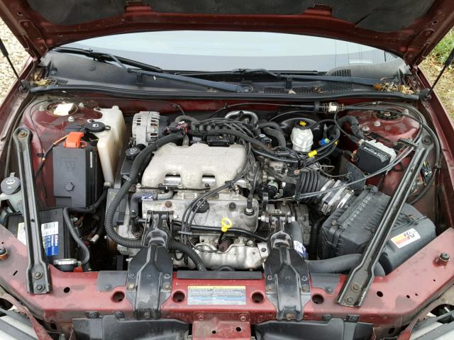 1G2WK52J73F147557 - 2003 PONTIAC GRAND PRIX Қызыл фото 7