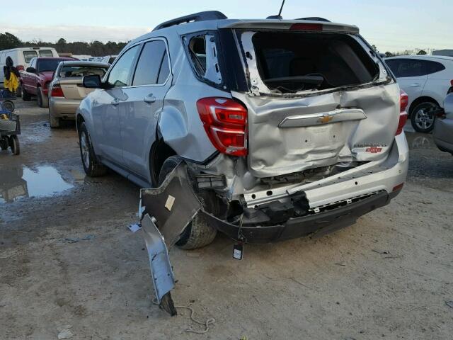 2GNALCEK2G1138488 - 2016 CHEVROLET EQUINOX LT SILVER photo 3