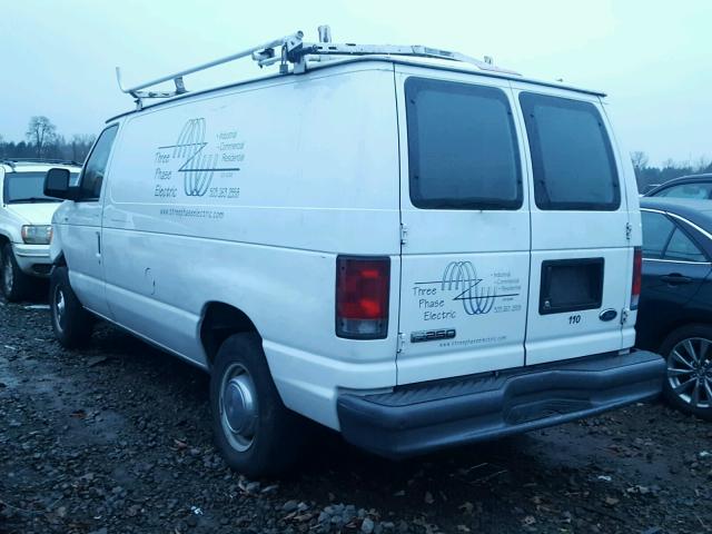 1FTNE24L66DA54606 - 2006 FORD ECONOLINE WHITE photo 3