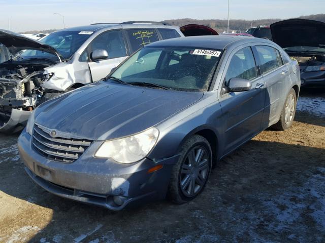 1C3LC66M37N548657 - 2007 CHRYSLER SEBRING LI GREEN photo 2