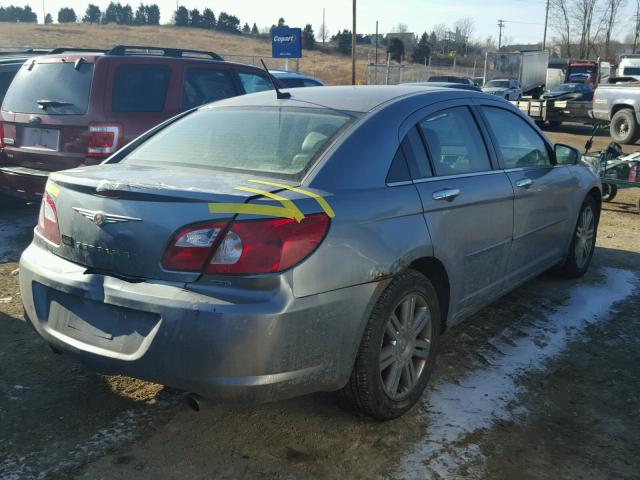 1C3LC66M37N548657 - 2007 CHRYSLER SEBRING LI GREEN photo 4