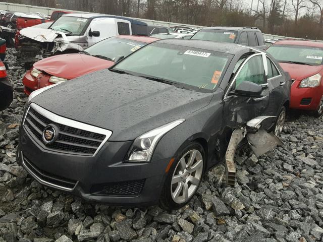 1G6AA5RA5E0178068 - 2014 CADILLAC ATS GRAY photo 2