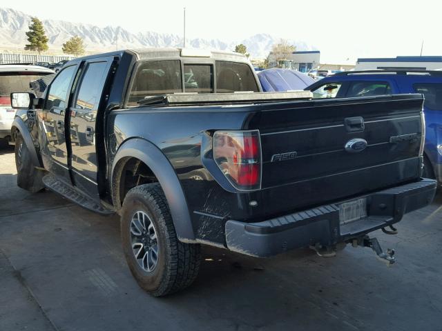 1FTFW1R66EFB98075 - 2014 FORD F150 SVT R BLACK photo 3