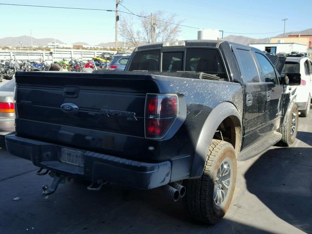 1FTFW1R66EFB98075 - 2014 FORD F150 SVT R BLACK photo 4