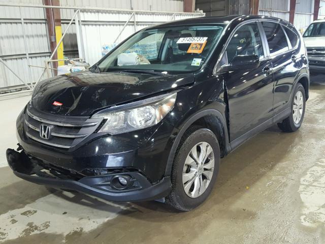 3CZRM3H54CG705424 - 2012 HONDA CR-V EX BLACK photo 2