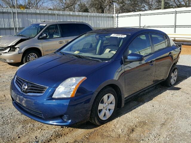 3N1AB6AP3CL778235 - 2012 NISSAN SENTRA 2.0 BLUE photo 2