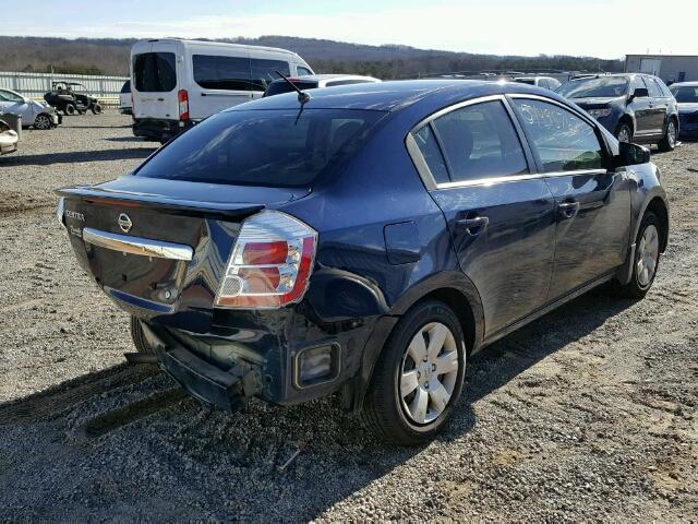 3N1AB6AP3CL778235 - 2012 NISSAN SENTRA 2.0 BLUE photo 4