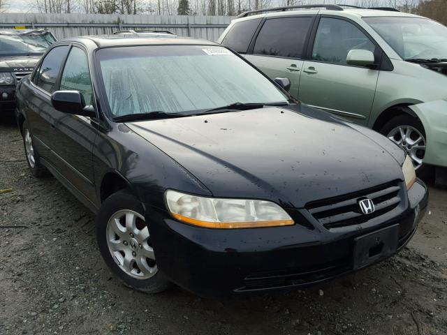 1HGCG65812A158730 - 2002 HONDA ACCORD EX BLACK photo 1