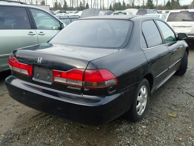 1HGCG65812A158730 - 2002 HONDA ACCORD EX BLACK photo 4