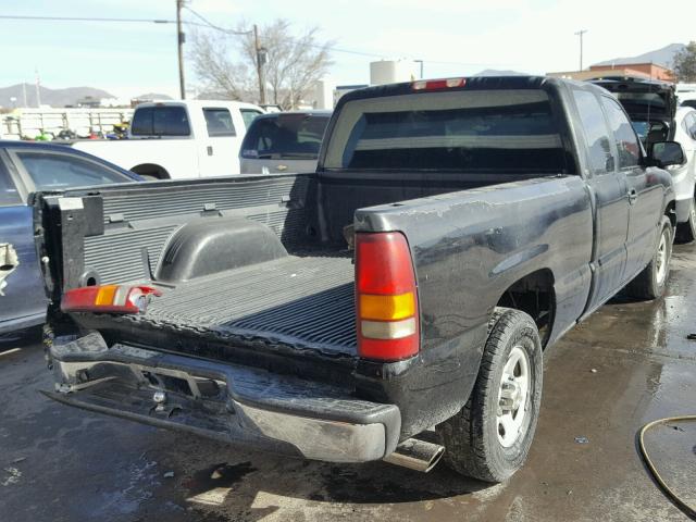 2GCEC19W321221061 - 2002 CHEVROLET SILVERADO BLACK photo 4